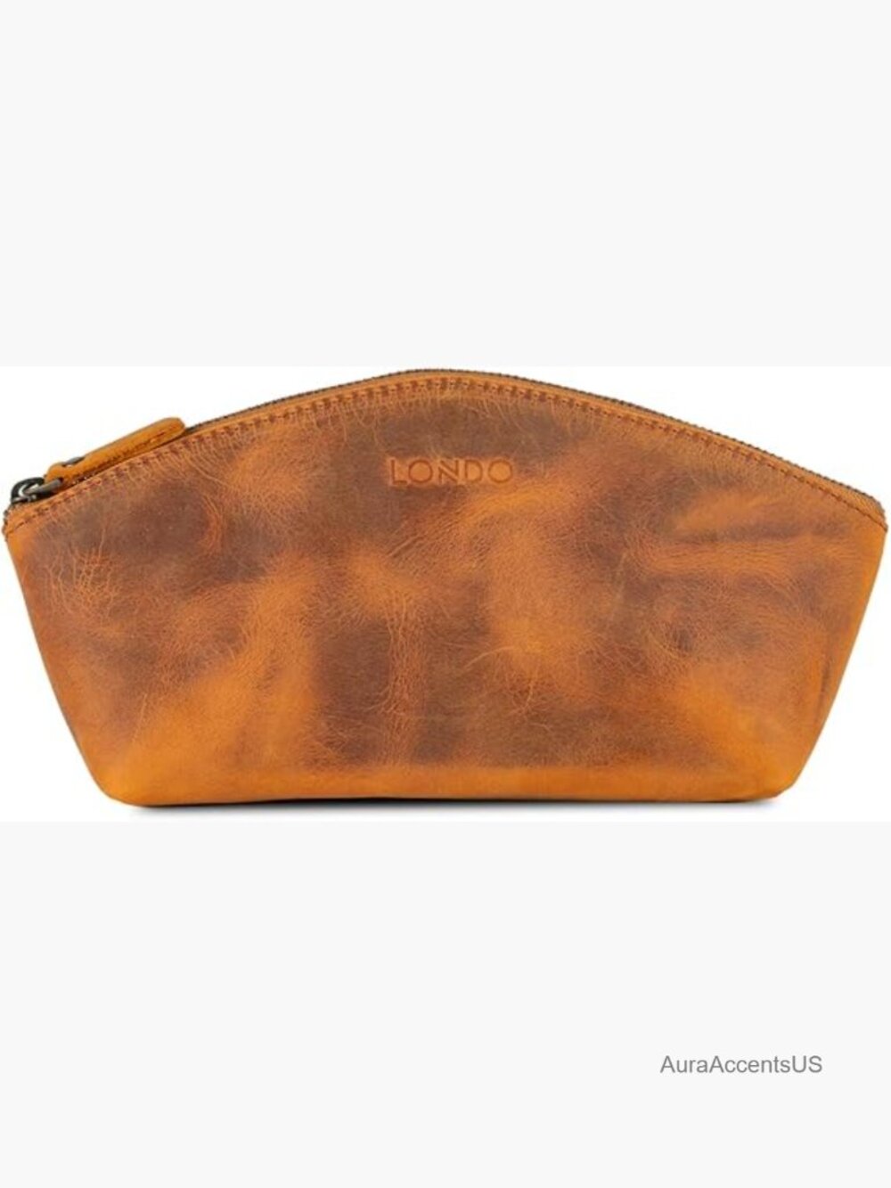 Genuine Leather Versatile Gondola Style Toiletry Travel Bag